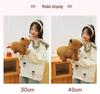 Cute Plush Capybara Doll & Pillow - Lying Version Birthday Gift