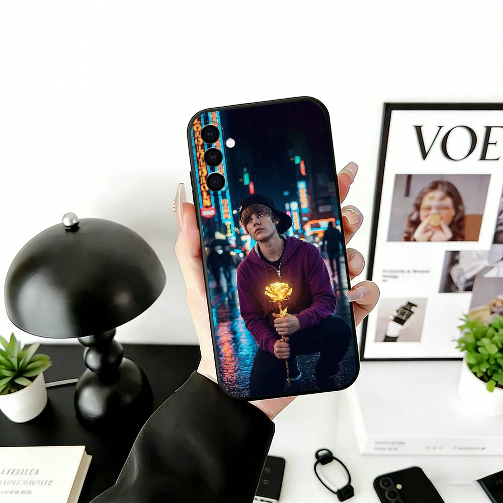 Чехол для телефона S-Singer Beliebers для Samsung Galaxy A73,A72,A71,A70,A53,A52,A51,Другие Мягкий Черный Чехол