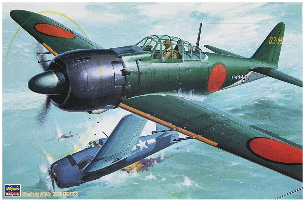 Hasegawa масштаб Японский флот Mitsubishi A6M5c Истребитель Зеро Тип 52 Хей Пластиковая модель ST4 1/32