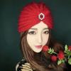 Thick Bohemia Turban Winter Warm Turban Cap Fashion Hijab Caps  for Women