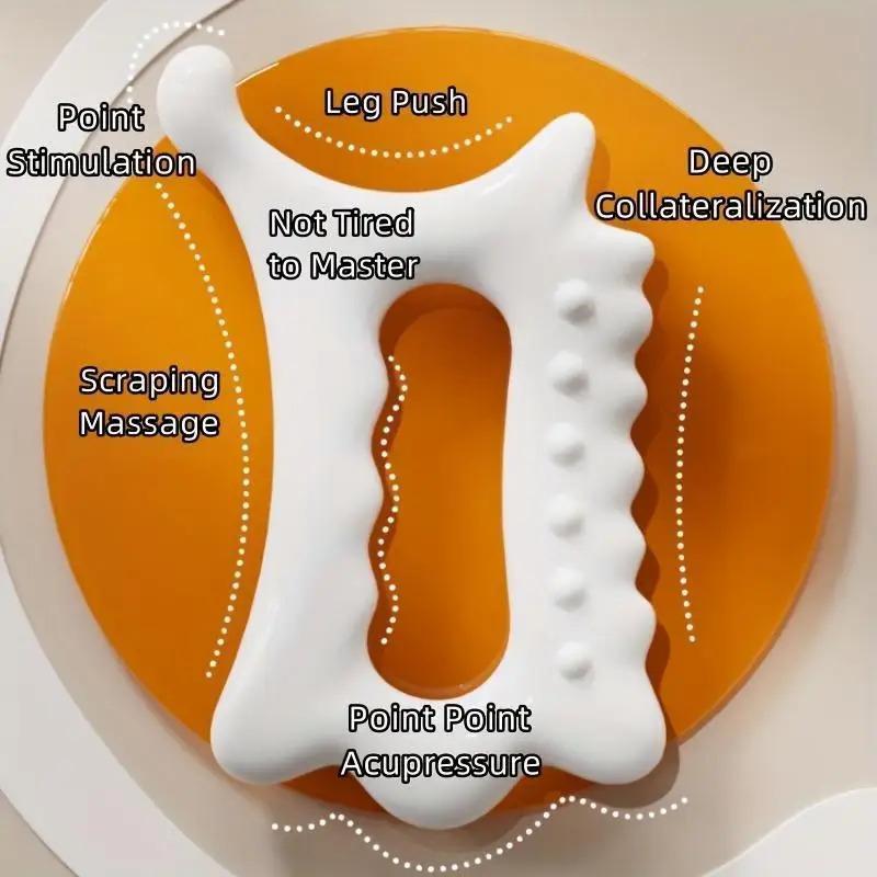 Эргономичная универсальная ручная доска гуа ша для лица и тела - Не керамическая, инструмент для массажа гуа ша, массажер для расслабления и красоты