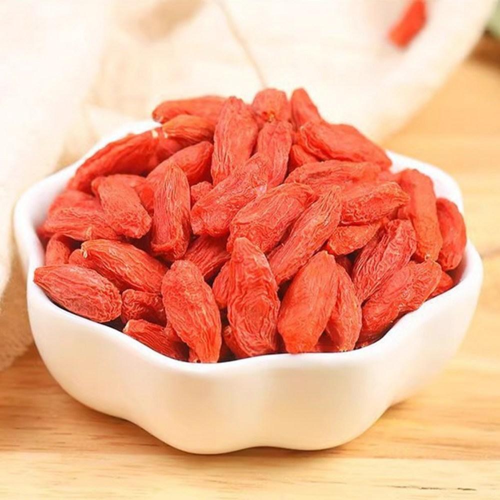 Authentic Ningxia Premium Goji Berries, Large Naturally Dried Red Goji Berries, 3 pcs 250g for Tea/Alcohol/Infusion