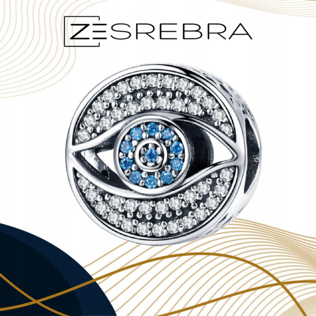 Charms Pr 925 Oko Pendant Bead Beads Colorful Zircons