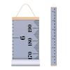 Growth Chart Hanging Grey 2 Scales Accurate Easy To Read Height Ruler for Kids Bathroom Wall Window