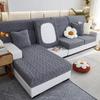 Ginkgo Leaf Pattern Velvet Sofa Seat Cover Cushion Cover Thick Jacquard Solid Soft Stretch Sofa Slipcovers Funiture Protector