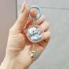 1 Piece Household Student Schoolbag Pendant Cute Three-Dimensional Bell-Shaped Cat Wind Chime Keychain Girl Bag Accessories