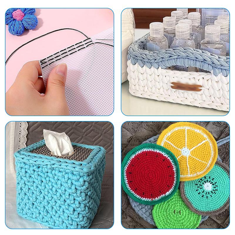 1pc Plastic Sheets 14Count Plastic Mesh Fabric Plastic Cross Stitch Canvas Eye Mesh For Embroidery DIY Handicraft Knit