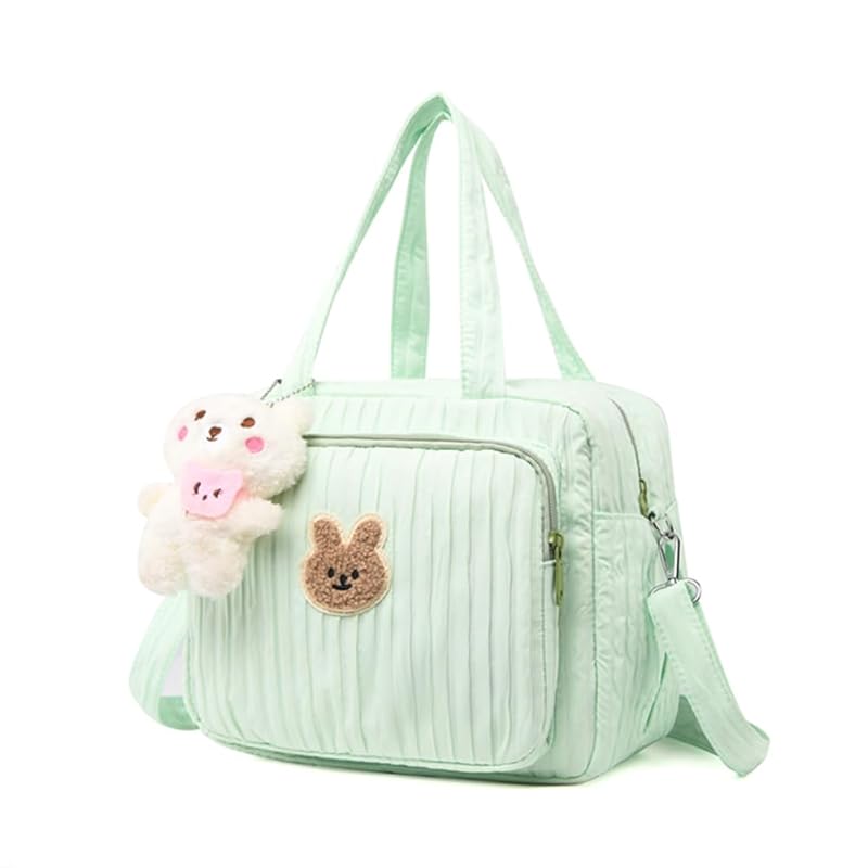 Lushandy Baby Diaper Bag Tote, Mommy Bag Cute Diaper Bags Crossbody Baby Bags for Girl Pañaleras Para Beb