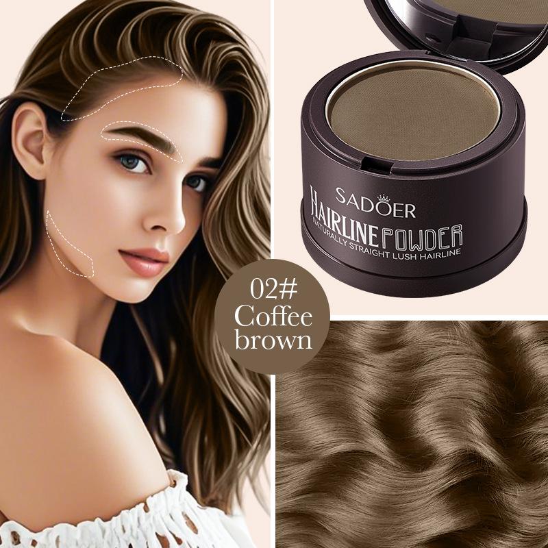 Hairline Powder Hair Shadow Powder Hair Root Cover Up Forehead Hairline Filler Natural Hair Contour Powder