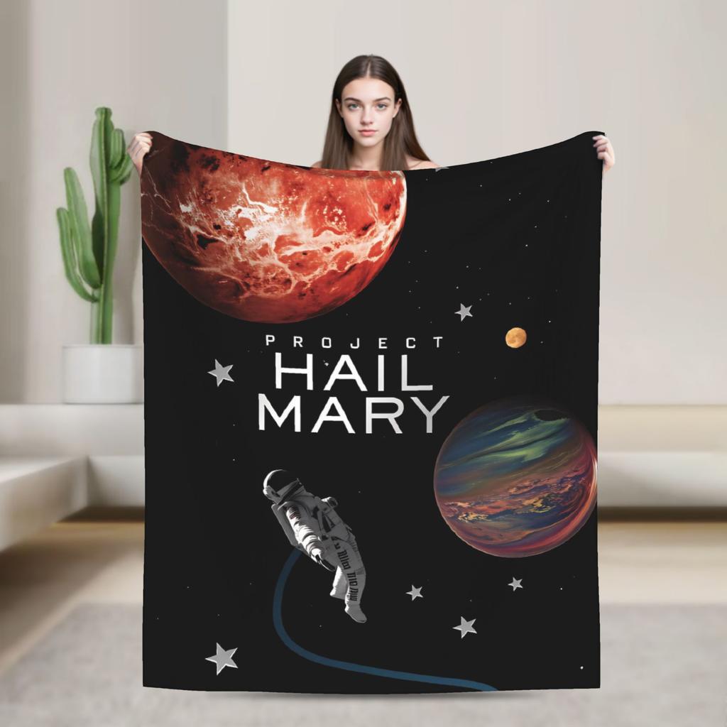 Ryland Grace Project Hail Mary Fan Concept Art Blankets Cozy Throw Blanket Spring Adults Girls Outdoor Picnic Bedspread