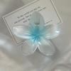 Новые праздничные женские заколки-клипсы Sweet Gradient Clip Plumeria wer Shape Barrettes Summer Girls Hair Accessories
