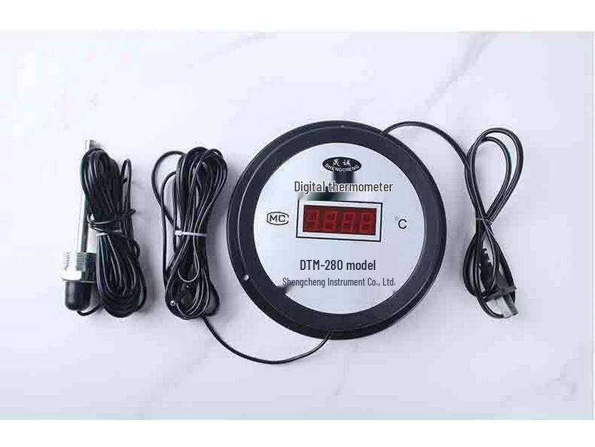 Высокоточный цифровой термометр с зондом для промышленных котлов и аквакультурных резервуаров