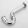 Stainless Steel Drain Pipe For Washbasins, U-Shaped Odor-Proof Basins, Wall-Mounted P-Bends, S-Bends