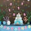 Jellyfish Flowers Party Banner Under The Sea Bottom Theme Party Decorations for Wedding Bridal Baby Shower Birthday Party Supplies