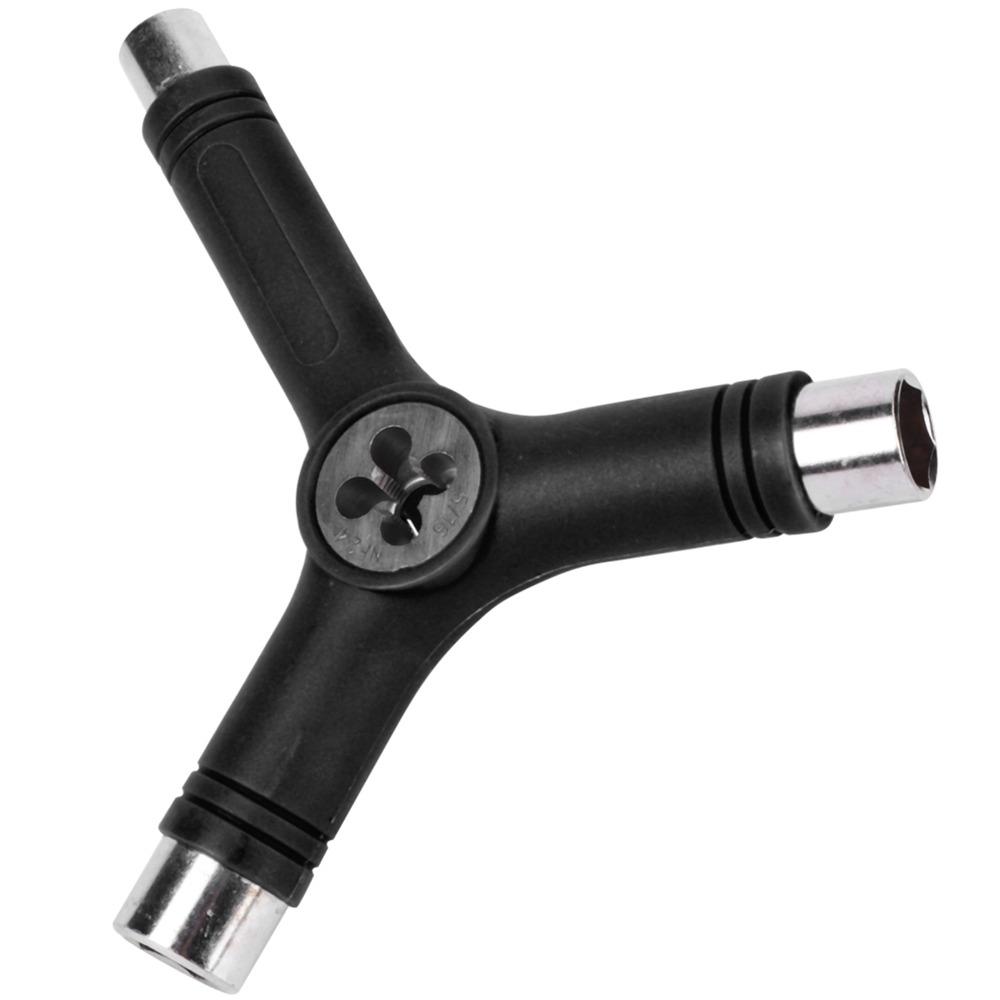 2PCS Y Type Skateboard Wrench Five Functions Longboard Wrench Durable Skate Wrench For Longboard