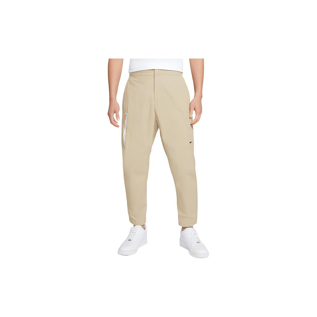 Nike Sportswear Style Essentials Utility Tapered Plain Casual Trousers Men Bottoms Lime DM6683-250