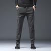 Брюки Коллекция Весна/Осень Новое Поступление Мужские Свободные Прямые Брюки Эластичные Повседневные Длинные Брюки Верхняя Одежда Модные Универсальные Мужская Одежда