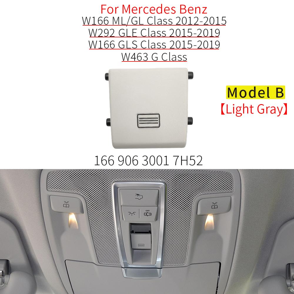 Для Mercedes W166 W292 W463 Крыша Люк Переключатель Окно Кнопка Крышка Пластик для Benz ML GL GLE GLS 2012- ML320 GLE350 GLS450