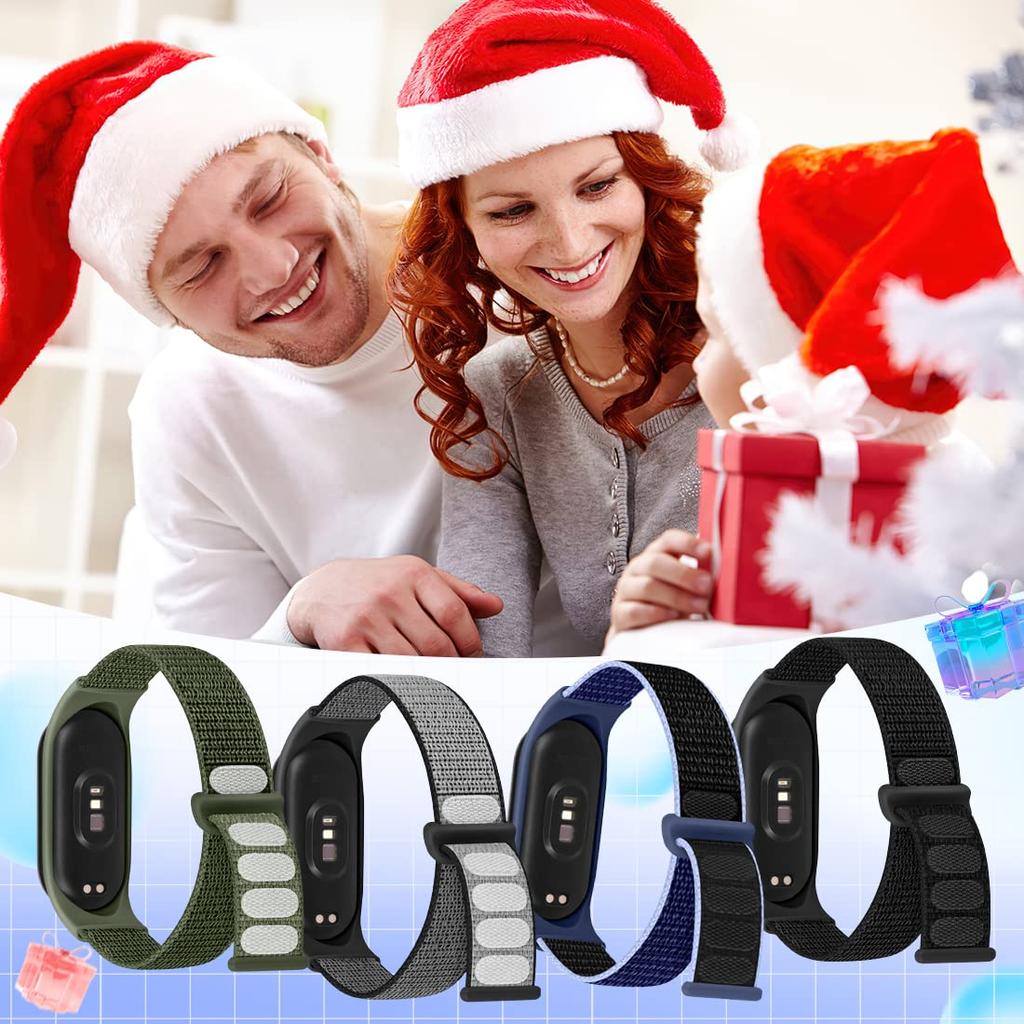 Нейлоновый ремешок-петля для Mi band 6 7, сменный мягкий регулируемый ремешок для наручных часов, браслет для Xiaomi Mi band 3 4 5 6 7