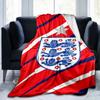England Football Crest Printed Throws Blanket Soft Flannel Blankets for Couch Bed Gifts for Men Women Picnic blanket Christmas gifts
