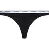 Color Block Jacquard Comfortable Low Rise Underwear Women Underwear Black QD5043-UB1