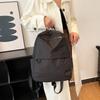 manukori A4 Large Capacity Lightweight and Popular Nylon Backpack for Casual Perfect for and Travel Women's Backpack, Use, Commuting, School, (Black)