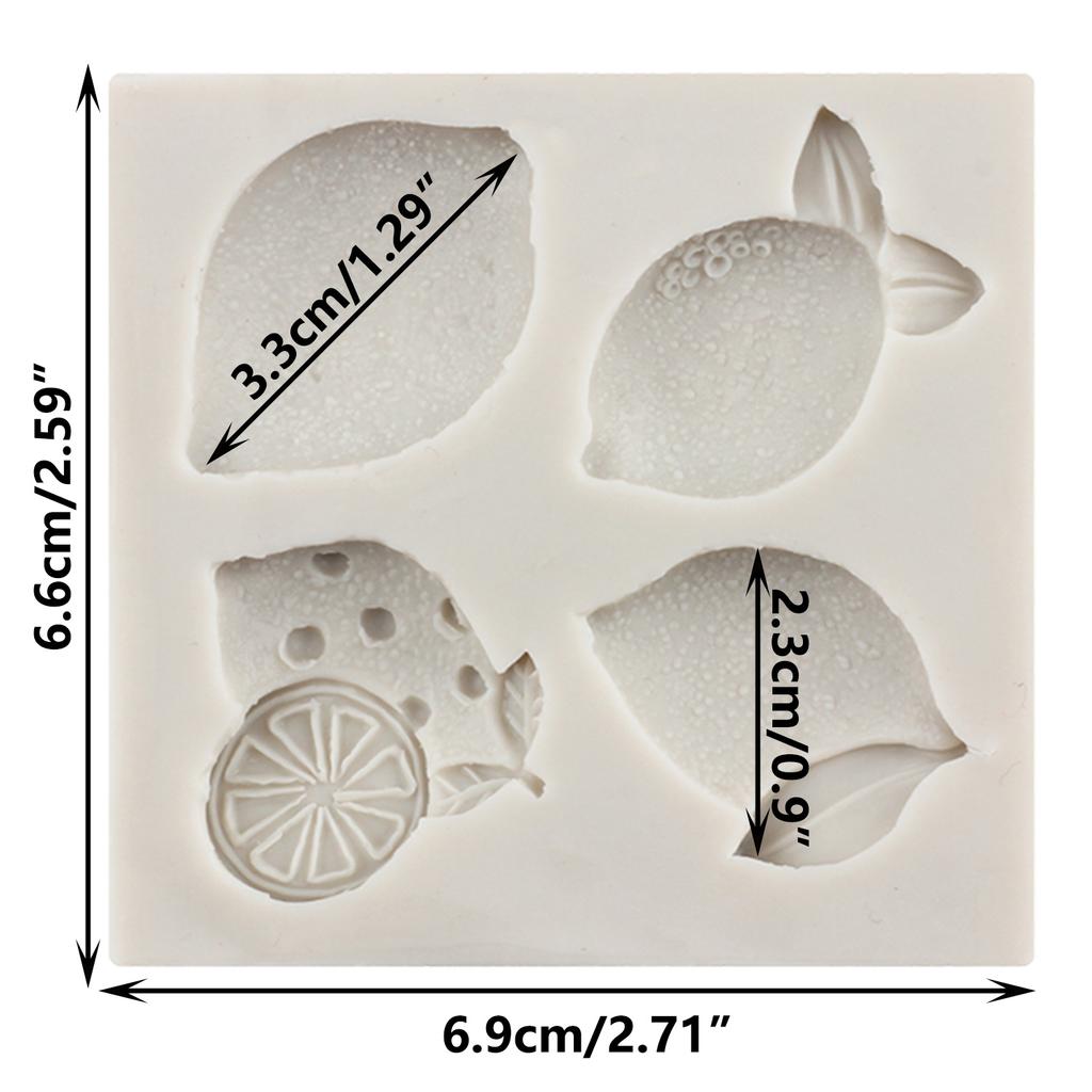 Силиконовые формы с лимоном, летние формы для фруктовой помадки, формы для лимонных конфет, смолы, глины, инструменты для украшения торта, шоколада, формы для мастики