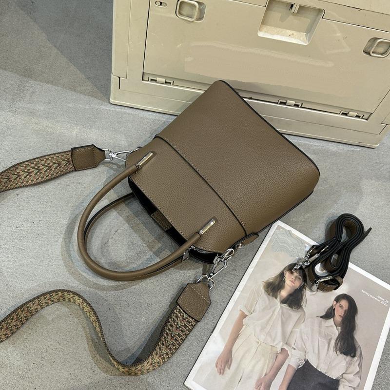 Новая кожаная женская сумка-ведро, сумка-мешок, высококачественная сумка из коровьей кожи с верхним слоем, модная кожаная сумка через плечо