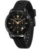 Successo Chronograph Silicone Strap Black Dial Quartz R8871621011 Men's Watch