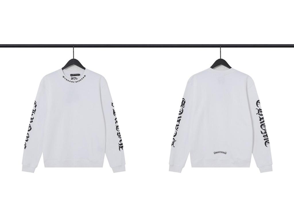 Новая коллекция худи Chrome Hearts с крестом, простые, классические, унисекс, с круглым вырезом