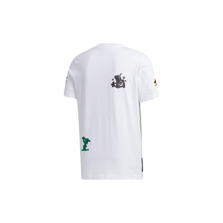 adidas X Disney/ X Disney Гуфи T2 Футболка Мужская Белая GP6478