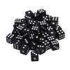 50Pcs Plastic White/Black/Red Decider Acrylic Entertainment Tool Board Playing Game Gaming Drinking Dice Dices