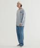 COVERNAT Multi-Graphic Long Sleeve Melange Gray