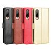 Luxury Leather Flip Wallet Case with Card Slots Kickstand Magnetic Buckle Shockproof Protective Cover for HTC Desire 22 Pro U20 U19e U12 Plus