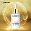 LANBENA 24-каратная пептидная сыворотка с золотом против старения, укрепляющая морщины, тонкие линии, увлажняющая, отбеливающая, питательная, уход за кожей, 30 мл