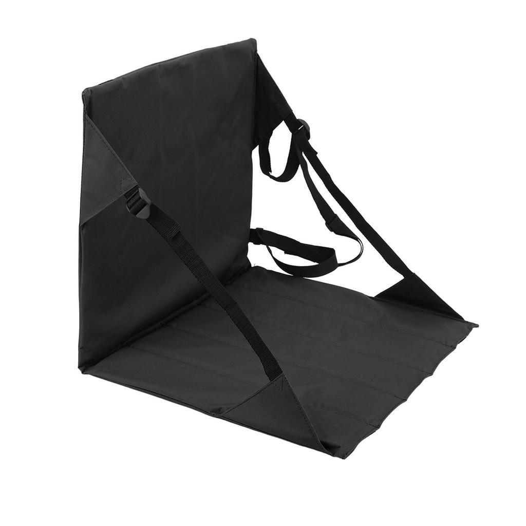 Folding Stadium Seat Lightweight Portable Oxford Cloth Stadium Bleacher Seat Cushion for Camping Picnic Red