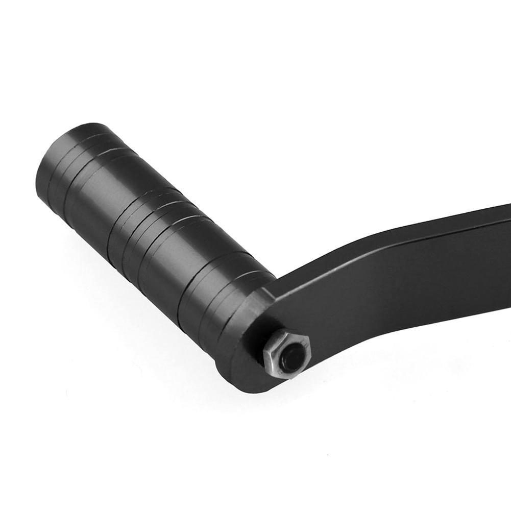 Модифицированная двухголовочная мотоциклетная передача Алюминиевая универсальная подножка педаль переключения передач для мотоциклетной доработки