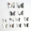 Living Room Decoration Popular PVC Butterflies Mural Decal Home Decor 3D Mirror Wall Sticker