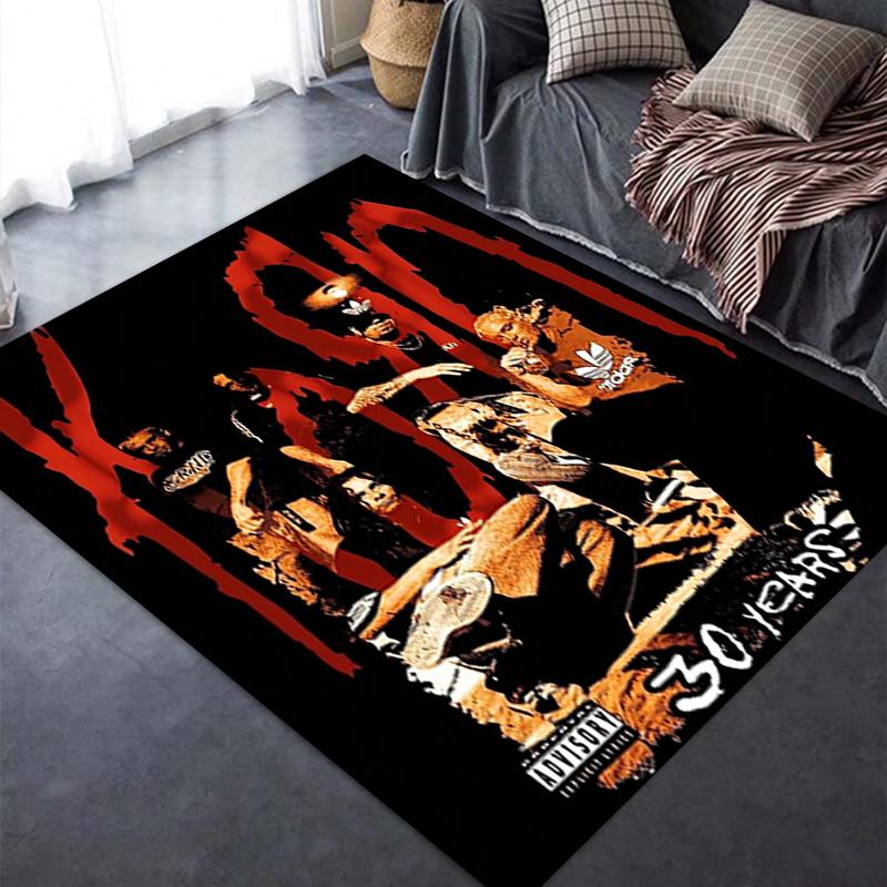 Korn Carpet Rug for Living Room Bedroom Home Sofa Decoration,Kids play Non-slip Floor Mat