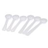20Pcs Powder Spoon White Measuring Spoon Plastic Small Spoon