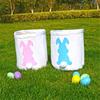 Easter Bunny Basket with Handle Large Capacity Strong Load-bearing Multipurpose Easter Egg