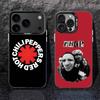 R-Red Hot C-Chili Peppers Для iPhone 17,16,15,14,13,12,11,Pro,MAX Черный Матовый Конфетный Чехол