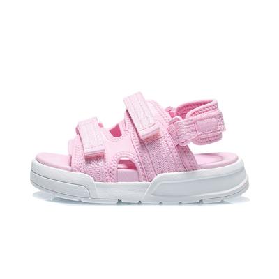 Li Ning Kids Coca дышащие легкие сандалии Детские сандалии персиково-розовые YKKR008-2