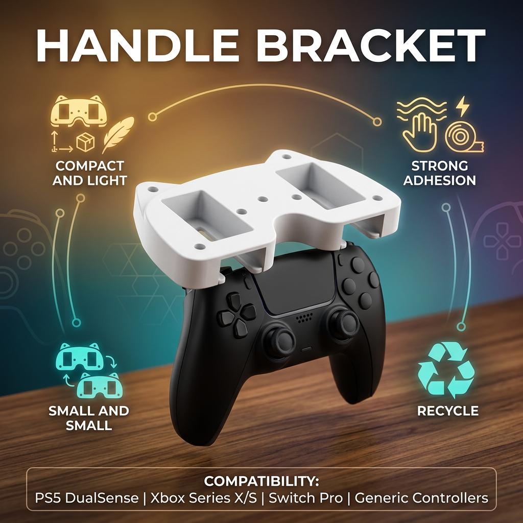 Держатель крючка для геймпада для Xboxseries S/X, кронштейн для подвешивания для Xbox One/Xbox 360, стойка для хранения контроллера под столом