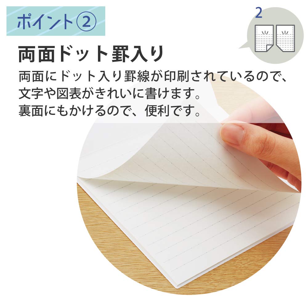 KOKUYO Campus Sticky Notebook Sticky Dot B Ruled Side Type Me-NT150BTS