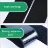1/2/5M Strong Self Adhesive Fastener Hook and Loop Strips with Glue Double-Side Mounting Tapes DIY Craft Accessories 50mm Black