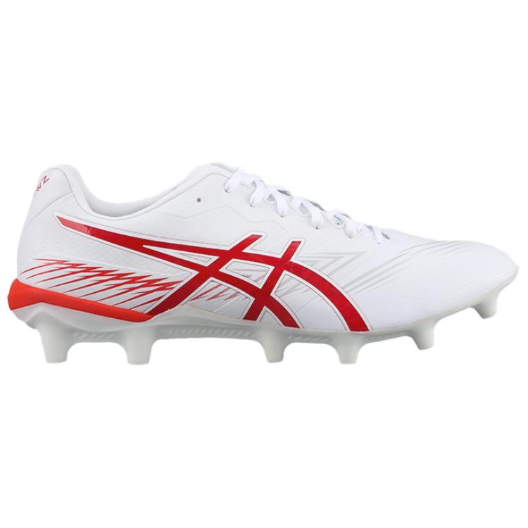 Asics Swift Strike Comfortable Versatile FG (Rubber Long Stud) Durable Soccer Shoes Men Soccer Shoes White 1101A065-101