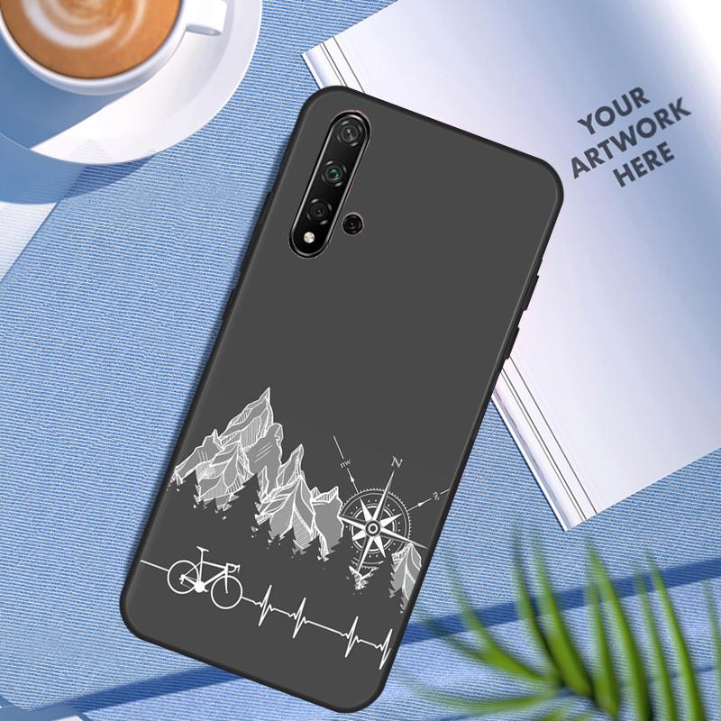 MTB Mountain Bike Cycling Bicycle For Huawei Nova 12i 8i 7i 3i 11 9 10 SE Y60 Y61 Y70 Y72 Y73 Y90 Y91 P20 P30 Pro P40 Lite Case