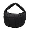 Korean Niche Fashionable Pleated Cloud Bag Female Foreign Style Solid Color Personalized Hand Carry Cotton Clothes Bag