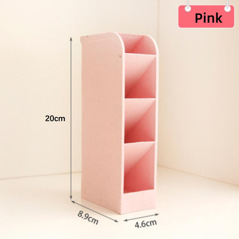Multi-functional Organizer Box Desktop Multi-Layer Pen Holder Cosmetic Brush Storage Holder For Office Home Supplies Stationery